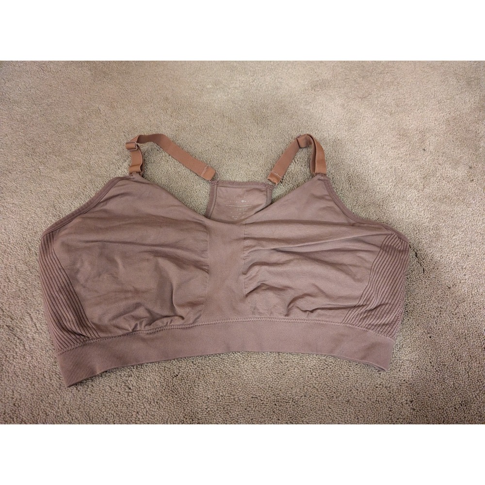 Kindred Bravely Nursing Bra XL‎ Regular Mauve Pink Sublime Seamless Racerback